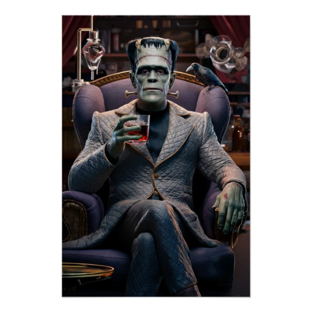 Poster Halloween Profile Pic, Frankenstein Monster (Devant)