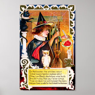 Poster Halloween vintage