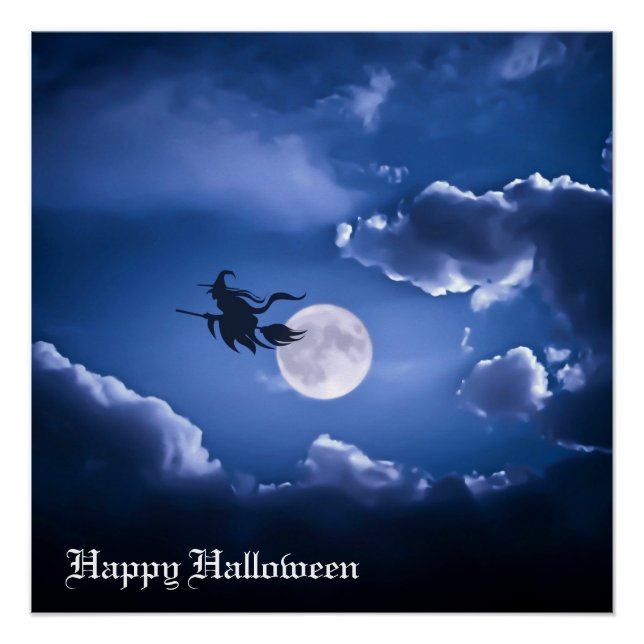 Poster Halloween Witch (Devant)