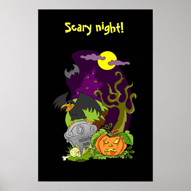 Poster Hallowen Trick ou Treat? (Devant)