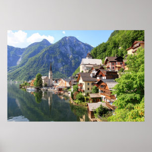 Poster Hallstatt, Autriche