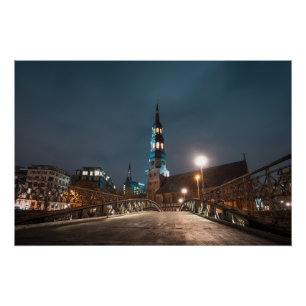 Poster Hambourg Allemagne