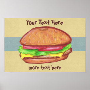 Poster Hamburger