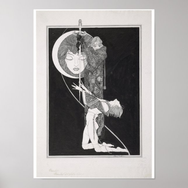 Poster Hamlet John Austen (Devant)