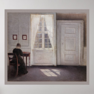 Poster Hammershoi Room in Strandgade 1901 CC0290