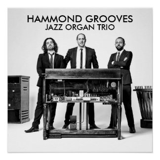 Poster Hammond Grooves jazz organ trio official