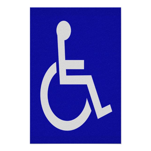 Poster Handicapés handicapés (Devant)