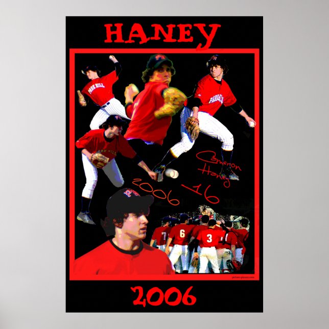 Poster Haney Baseball (Devant)