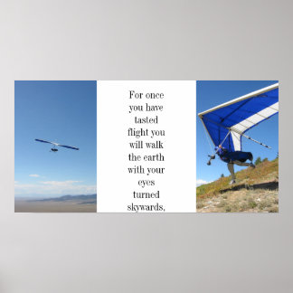 Poster Hang Gliding