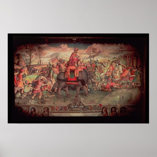 Poster Hannibal Traversée des Alpes (Devant)