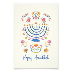 Poster Hanoukka Minnorah