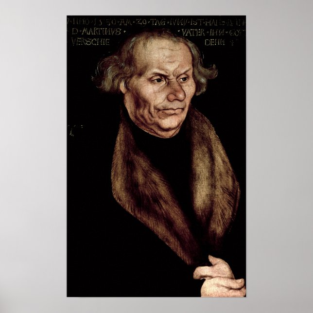 Poster Hans Luther, Père de Martin Luther (Devant)