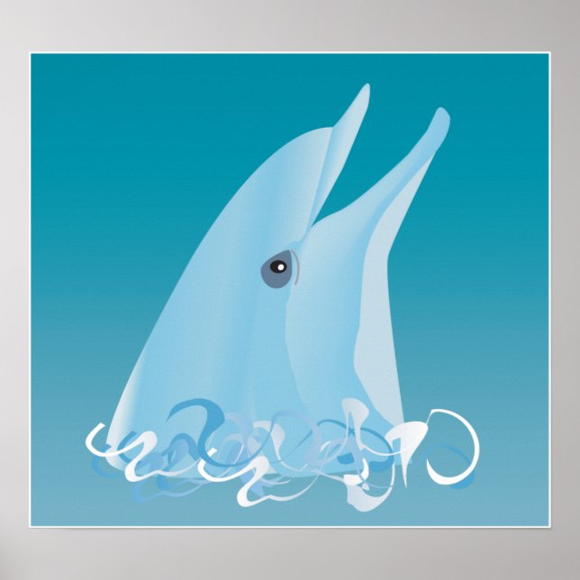 Poster Happy Dolphin (Devant)