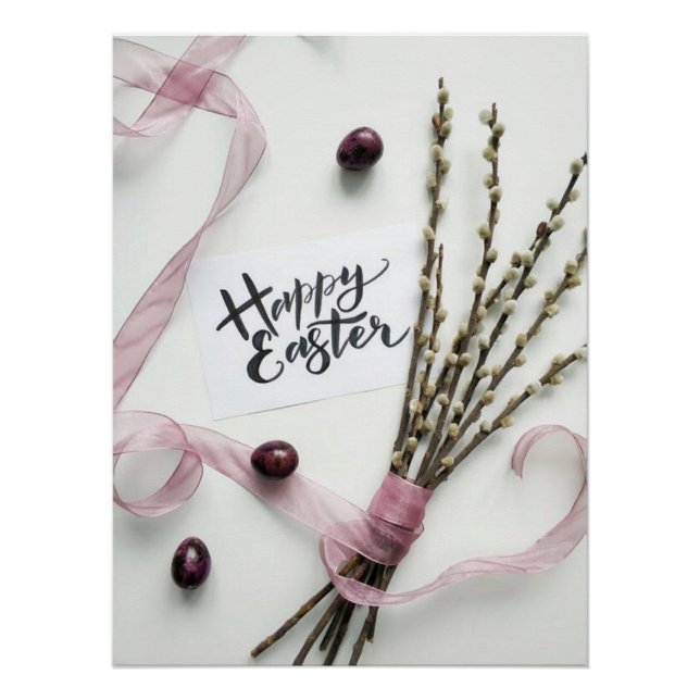 POSTER HAPPY EASTER (Devant)