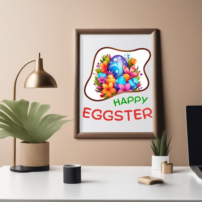 Poster Happy Eggster - Baby Rabbit (Créateur téléchargé)
