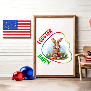 Poster Happy Eggster - Filles