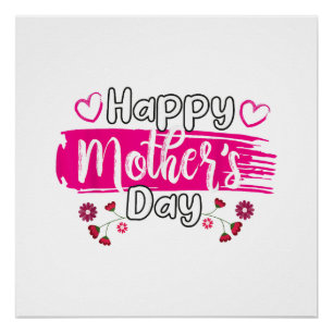 Poster Happy Mother's Day 2025 Tshirt pour Femmes Maman G
