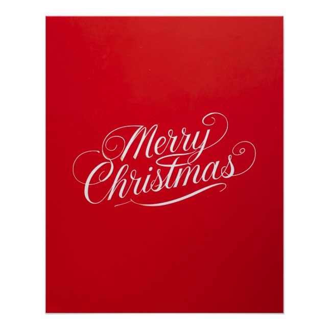 Poster Happy New Year Merry Christmas Holiday Season (Devant)