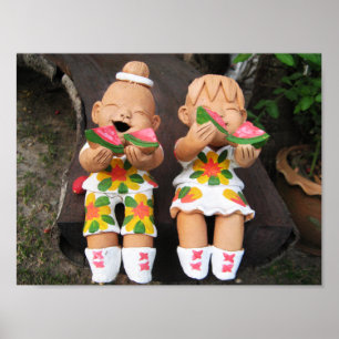 Poster Happy Twins ont montré か わ い い