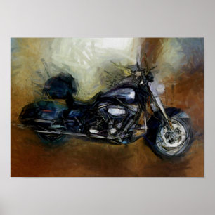 Poster Harley Motorcycle Art