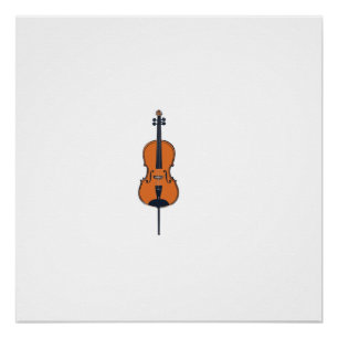 Poster Harmonie de la Nature — T-Shirt Vectoriel Violonce