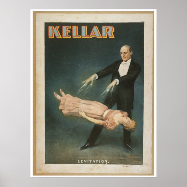 Poster Harry Kellar Levitation (Devant)