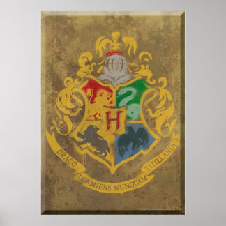 Poster Harry Potter | Cimier de Poudlard rustique