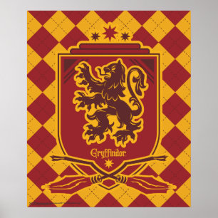 Poster Harry Potter   Gryffindor Blason QUIDDITCH™