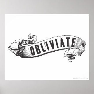 Poster Harry Potter Spell | Oblivier
