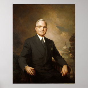 Poster HARRY S. TRUMAN par Greta Kempton