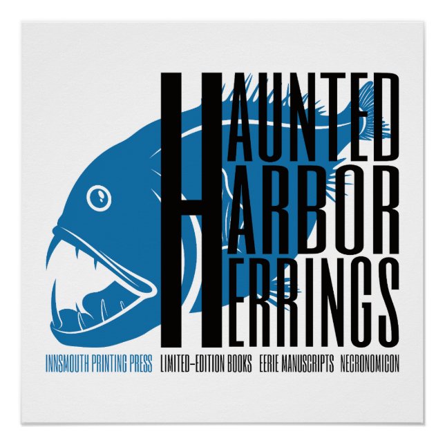 Poster Haunted Harbor Herrings Printing Press (Devant)