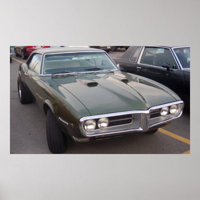 Poster Haut-parleur Pontiac Firebird 1968 (Devant)