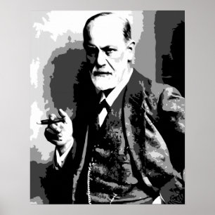 Poster Haute résolution Sigmund Freud art vectoriel