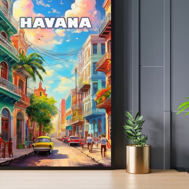 Poster Havana, a city of a thousand colors (Créateur téléchargé)
