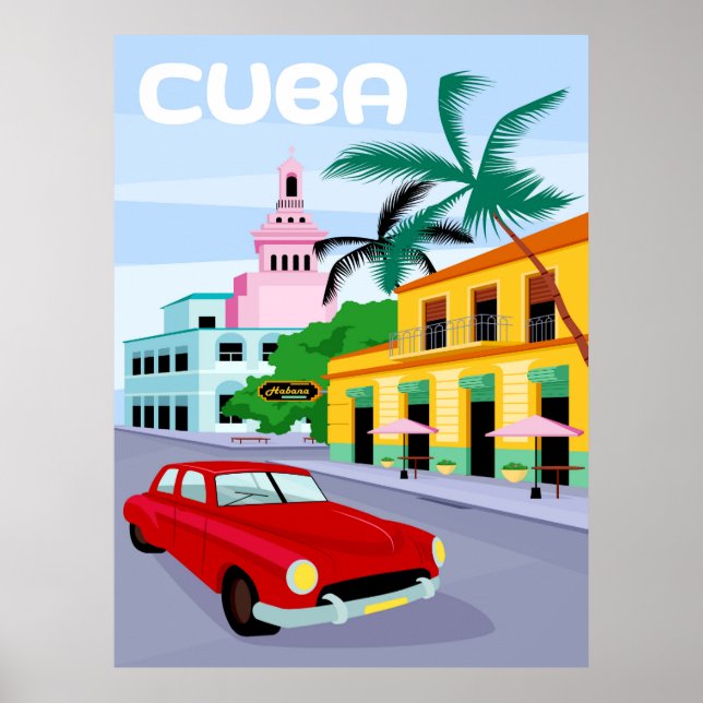 Poster Havana Cuba (Devant)