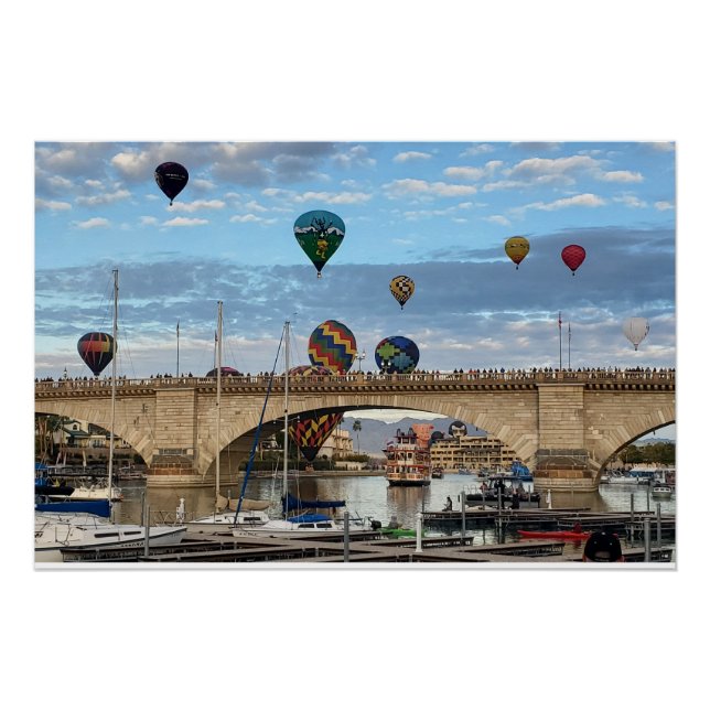 Poster Havasu Hot Air Balloon Festival 2026 (Devant)