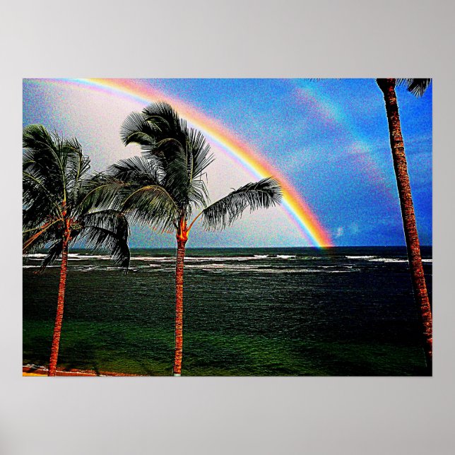 Poster Hawaiian Rainbow (Devant)