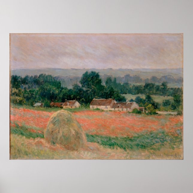 Poster Haystack at Giverny (Devant)