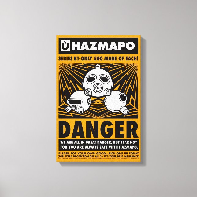 Poster Haz Classic (B1_All 3) sur toile (Recto)