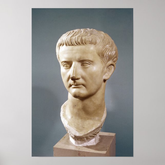 Poster Head of the Emperor Tiberius (Devant)
