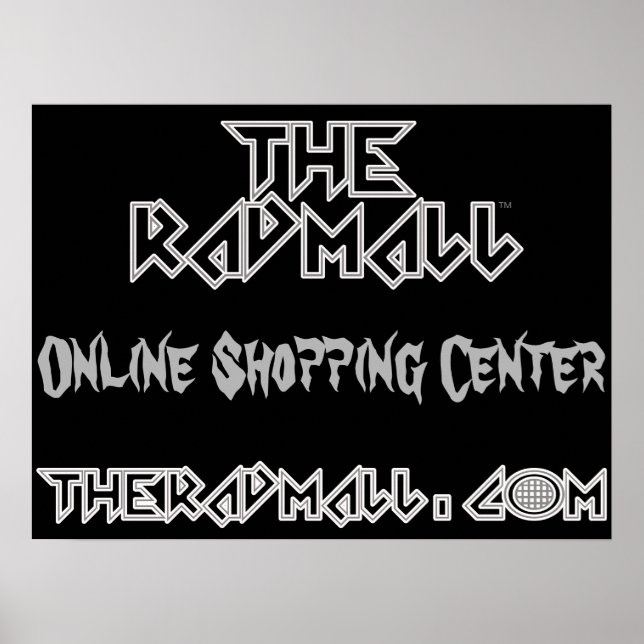 Poster "Headbangers" du centre commercial Rad (Devant)