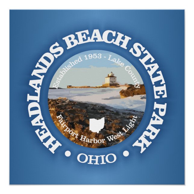 Poster Headlands Beach SP (Devant)