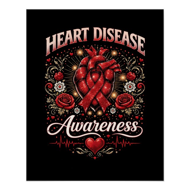 Poster Heart Disease Awareness (Devant)
