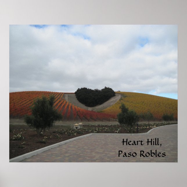Poster : Heart Hill, Paso Robles, en automne (Devant)