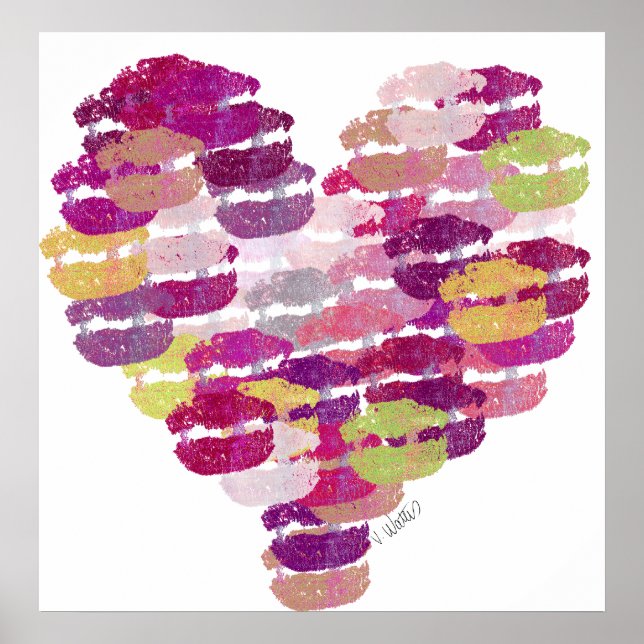 Poster Heart of Kisses (Devant)