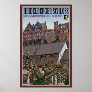 Poster Heidelberg - Château du dessous
