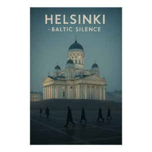 Poster HELSINKI — FINLANDE voyage 2026