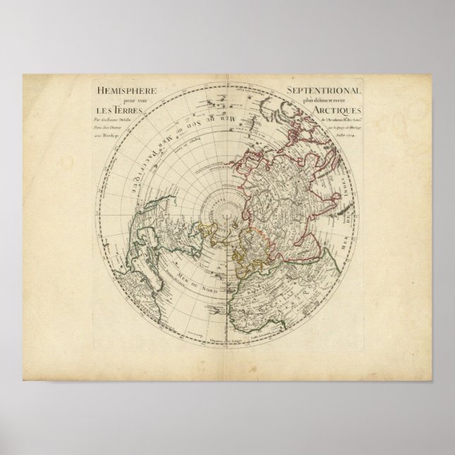 Poster Hémisphère Nord 2 (Devant)