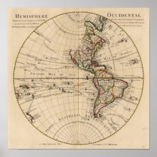 Poster Hémisphère occidental 5