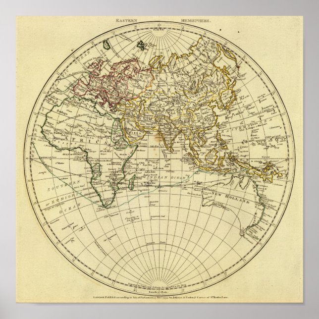 Poster Hémisphère oriental 9 (Devant)